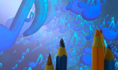 Güzel balık havuzu