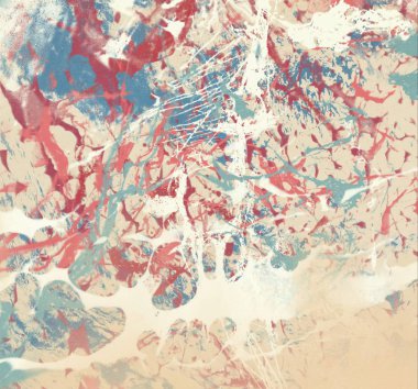 metin için alan ile arka planda soyut renkli lekeler  