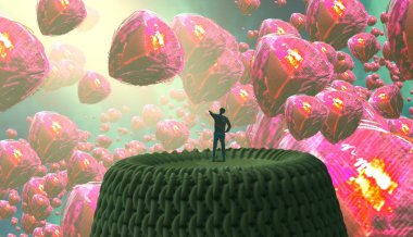 Bahçedeki Noel ağacı