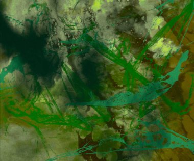 Arkaplanda soyut renkli lekeler