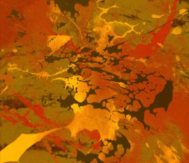 Metin için yeri olan boya lekeleriyle soyut arkaplan