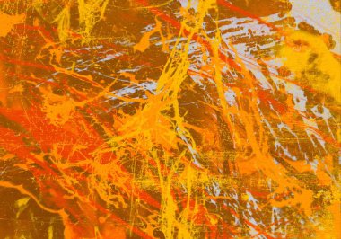 metin için alan ile arka planda soyut renkli lekeler