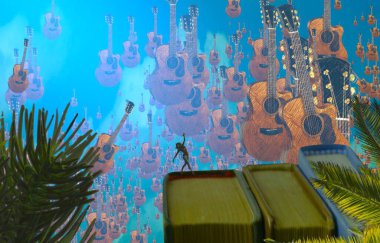 Sahilde dijital tablet