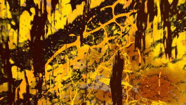 Arkaplanda soyut renkli lekeler