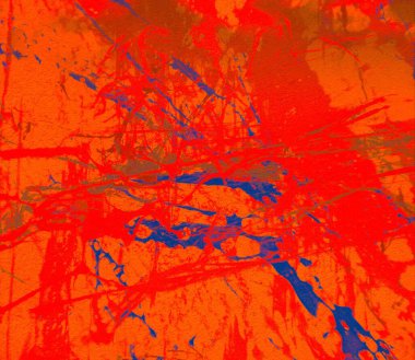 Metin için yeri olan boya lekeleriyle soyut arkaplan