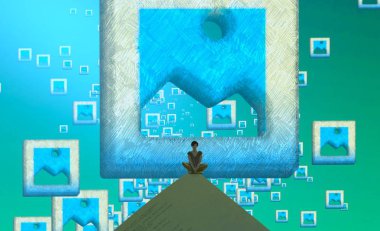 Noel kartı ve bir iş kartı.