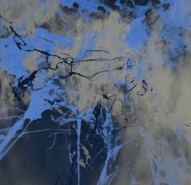 Arkaplanda soyut renkli lekeler            