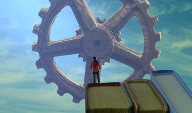 mavi gökyüzünün tekerleği