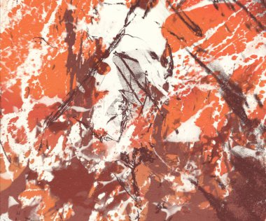 Metin için yeri olan boya lekeleriyle soyut arkaplan