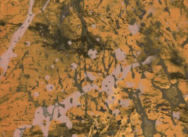 Metin için yeri olan boya lekeleriyle soyut arkaplan