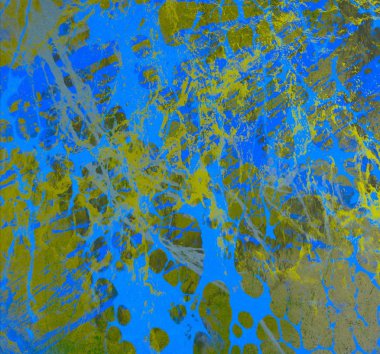 Arkaplanda soyut renkli lekeler