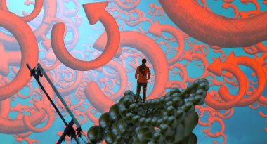 kırmızı vektör illüstrasyon