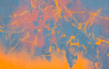 Metin için yeri olan boya lekeleriyle soyut arkaplan