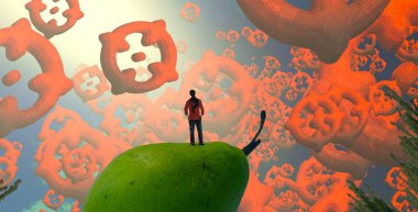 metin için alanı olan soyut kavramsal yaratıcı arkaplan 