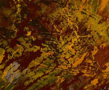 Metin için yeri olan boya lekeleriyle soyut arkaplan