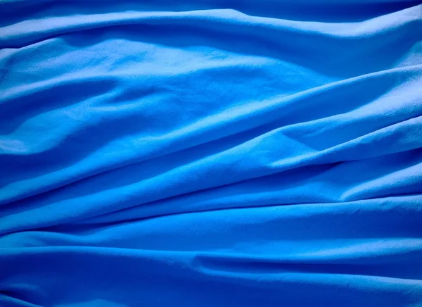 Kék Selyem Absztrakt Háttere — Stock Fotó