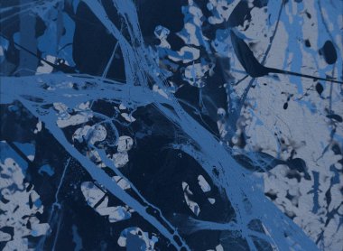 metin için alan ile arka planda soyut renkli lekeler