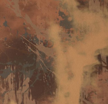 Metin için yeri olan boya lekeleriyle soyut arkaplan