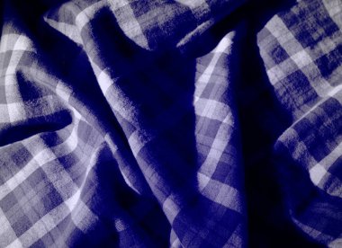 Mavi kumaş dokusu arkaplanı