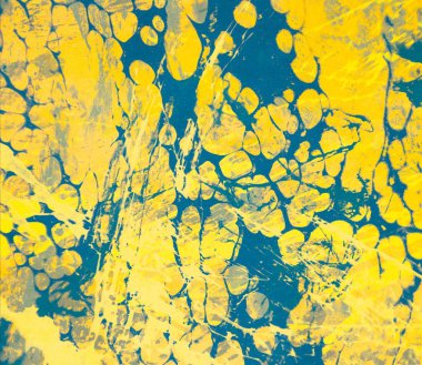 Metin için yeri olan boya lekeleriyle soyut arkaplan  