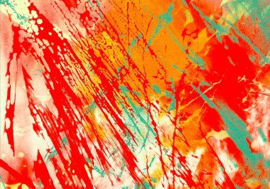 Arkaplanda soyut renkli lekeler