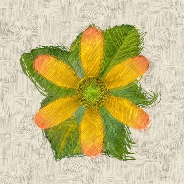 kopya alanı ile arka plan için sanatsal renkli illüstrasyon