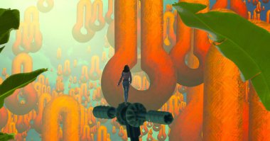 Sonbahar yapraklı soyut arkaplan