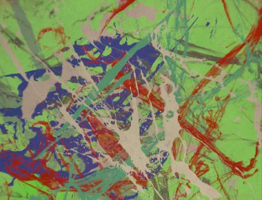 metin için alan ile arka planda soyut renkli lekeler