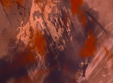 Metin için yeri olan boya lekeleriyle soyut arkaplan