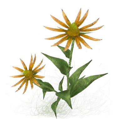 Beyaz arkaplanda izole edilmiş noel ağacı