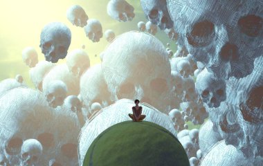 boşluklu soyut suluboya arkaplanı