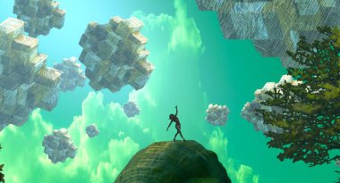 metin için alan ile arka planda soyut renkli lekeler        