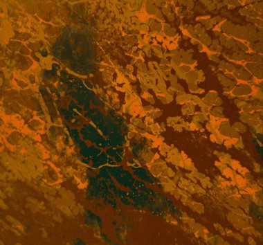 metin için alan ile arka planda soyut renkli lekeler