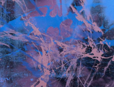 Metin için yeri olan boya lekeleriyle soyut arkaplan   