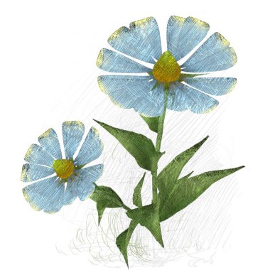 Renkli çiçek doku arka plan 