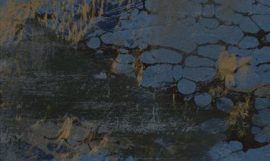 Metin için yeri olan boya lekeleriyle soyut arkaplan