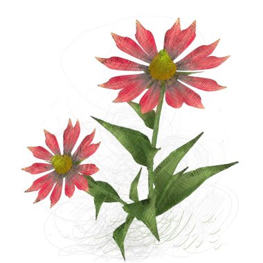 kopya alanı ile arka plan için sanatsal renkli illüstrasyon