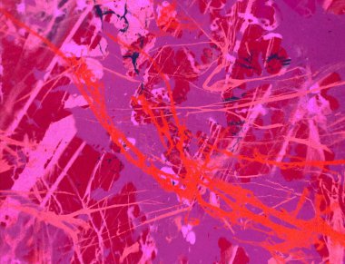 metin için alan ile arka planda soyut renkli lekeler