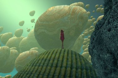 sahilde güzel balık