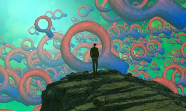 alan ile soyut vintage arka plan