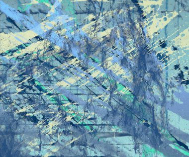 Arkaplanda soyut renkli lekeler