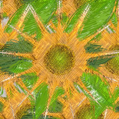 Arka planda çiçekler olan kusursuz desen