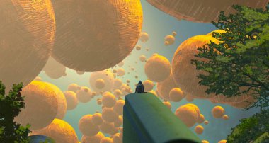 bahçede taze balık