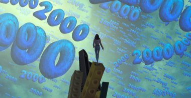 Sahilde renkli bir kelime