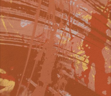 Metin için yeri olan boya lekeleriyle soyut arkaplan