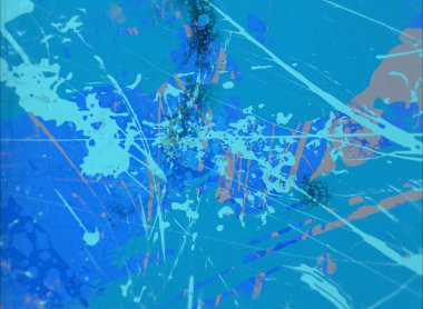 Metin için yeri olan boya lekeleriyle soyut arkaplan