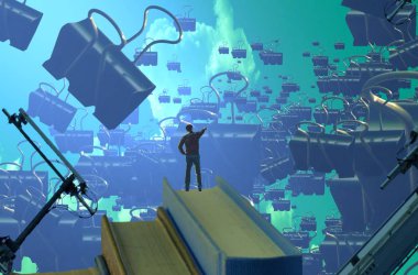 bilgisayar masada çalışıyor