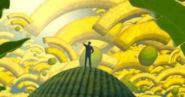 Bahçedeki sarı çiçekler