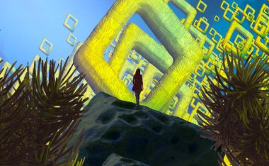 yeşil tropikal görüntü