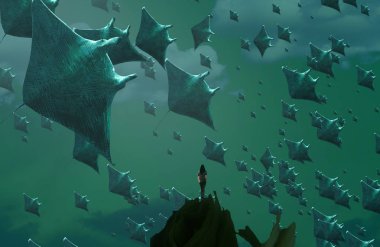 metin için alanı olan soyut kavramsal yaratıcı arkaplan 